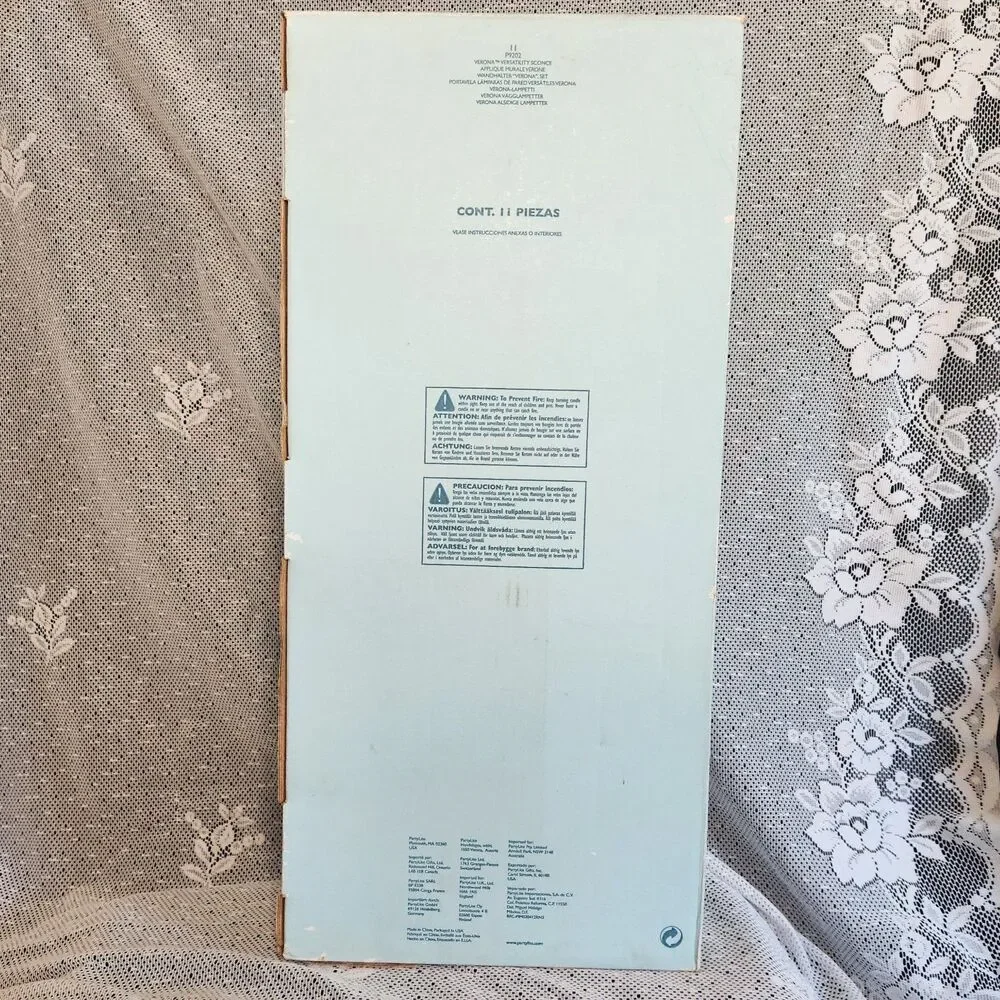 PartyLite Verona Versatility Wall Votive Sconce Retired P9202 NIB